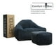 thumbnail image 5 of Sillón De Espuma Comprimida Al Vacío 1 Plaza Japandi Likka Navy Blue, 5 of 6