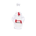 thumbnail image 1 of Naiovety Envoltura de manga de botella de Navidad Mini sombrero de Chef decorativo regalos de fiesta vestido de vino tinto de restaurante Kits de decoración para fiestas Estilo de encaje, 1 of 6