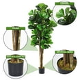thumbnail image 5 of Costway 6ft Artificial Natural Fig Tree Bush Indoor/Outdoor decorative Planter, 5 of 5