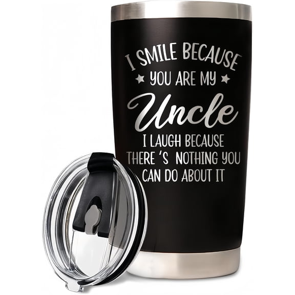 Swig Tumbler-Funny Uncle Tumbler - Coffee Cup Gift for Uncle - Christmas, Fathers Day, Birthday - 20 Oz Tumbler