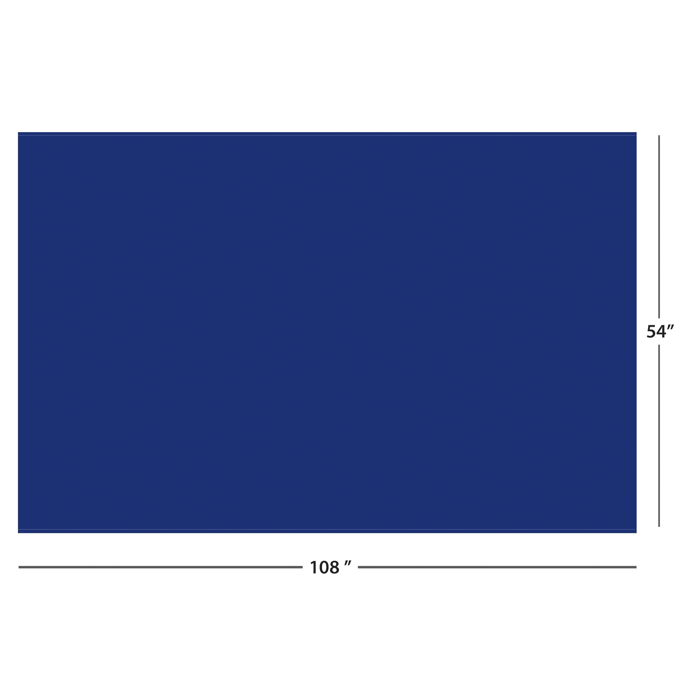 1CT 54 IN x 108IN Navy Rectangular Plastic Table Covers by Way To Celebrate