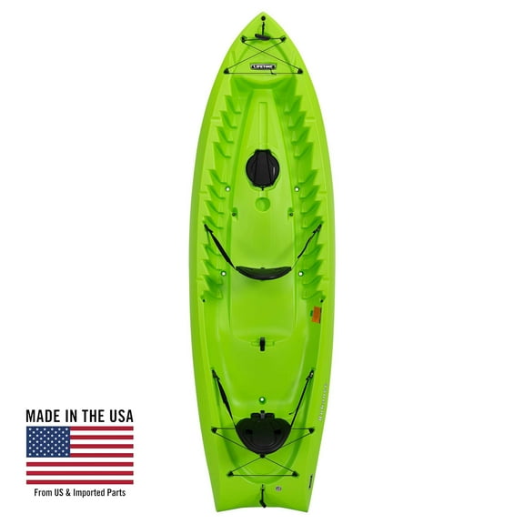Lifetime Kokanee 10.5 ft Tandem Kayak, Lime Green (90436)