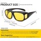 thumbnail image 2 of Gafas de sol rectangulares polarizadas, gafas de sol, 2 of 5