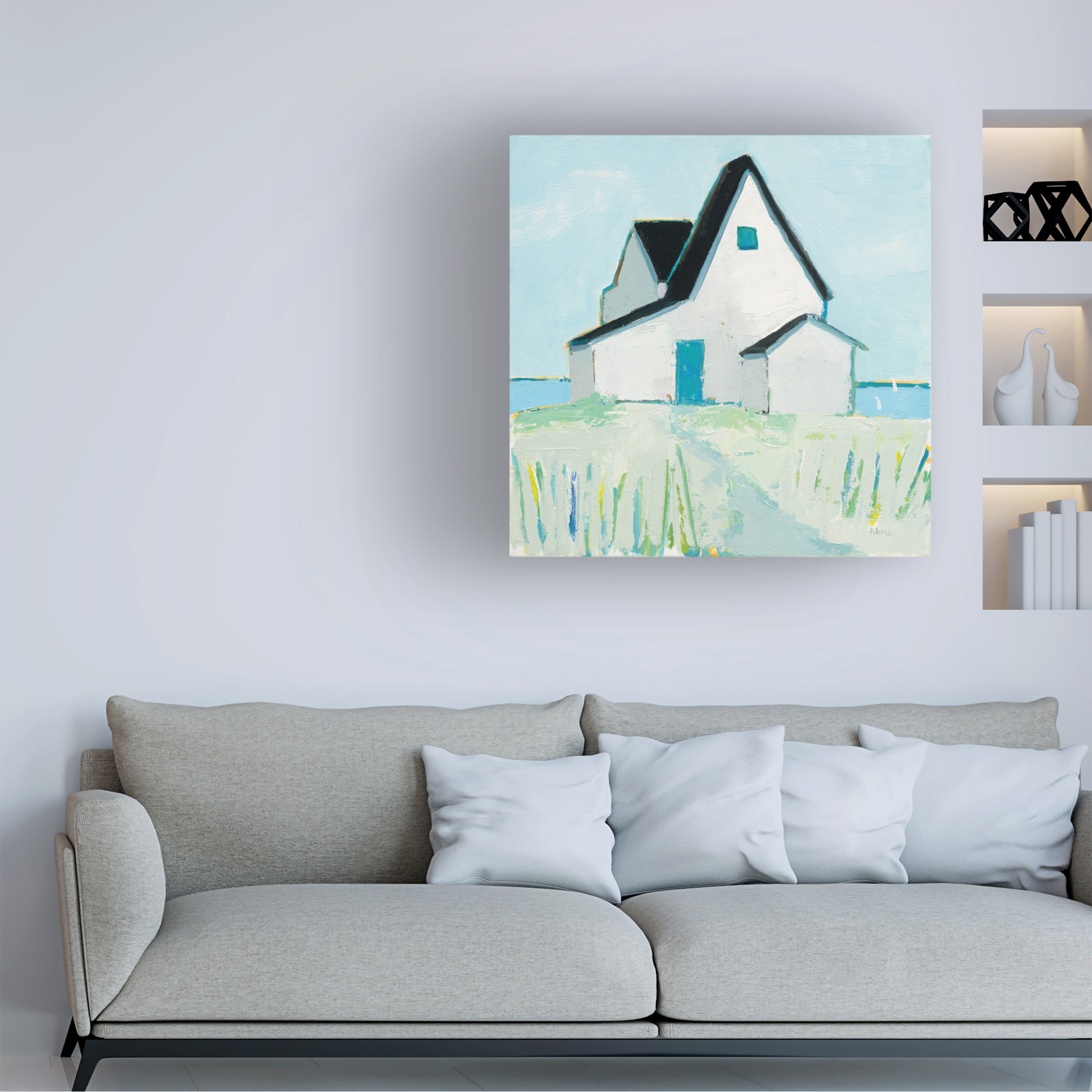 Phyllis Adams 'By the Waters Edge' Canvas Art