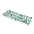 thumbnail image 6 of Greendale Home Fashions Baltic Paisley 51 x 18 in. Outdoor Reversible Tufted Bench Cushion, 6 of 9