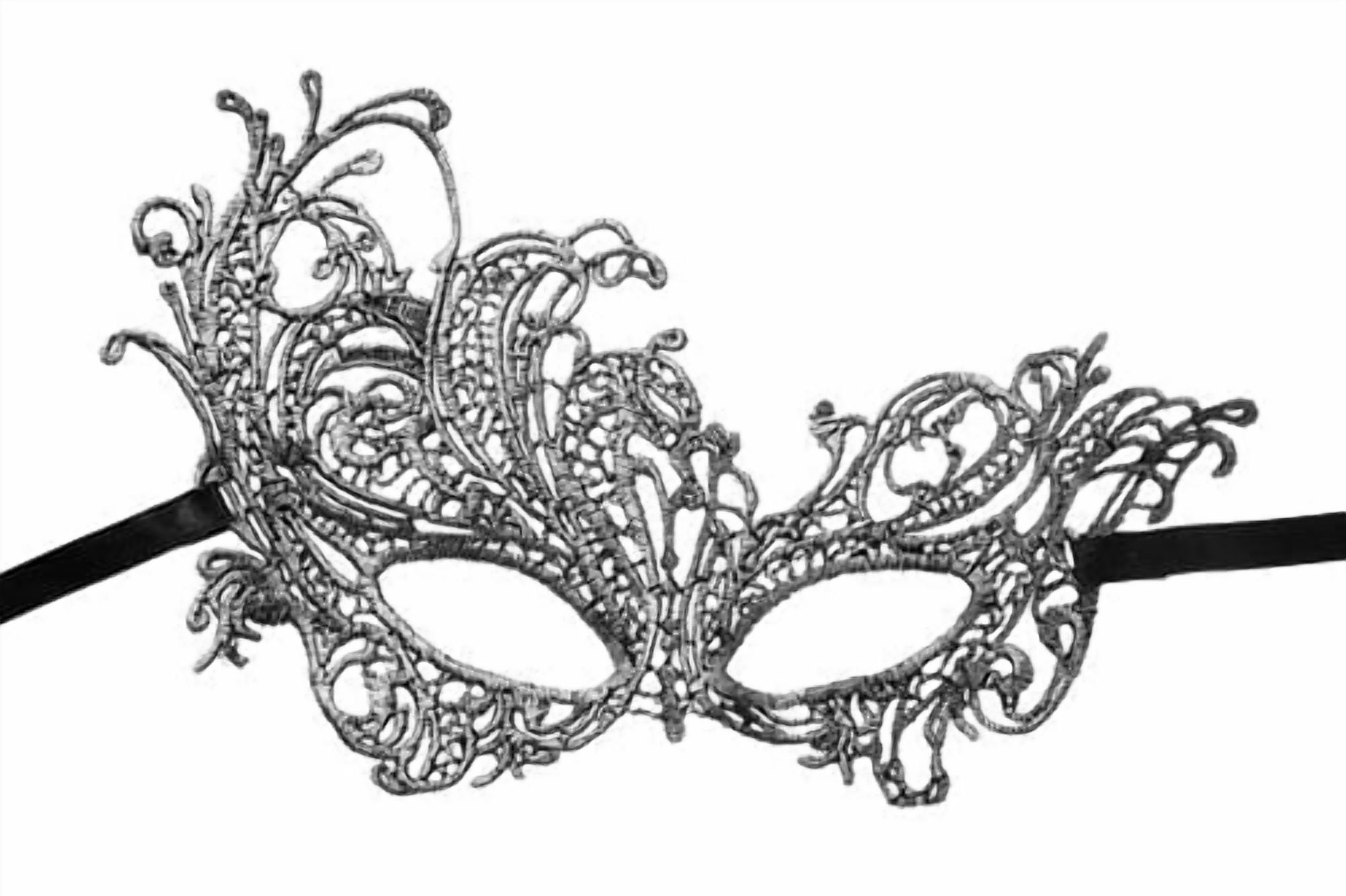 ☆masquerade☆ Phantom of the Opera Crackled Half Face Venetian Masquerade