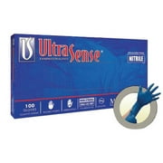 Microflex X-Large Blue 11.4" UltraSense EC 4.7 mil Nitrile Ambidextrous Non-Sterile Powder-Free Disposable Gloves With Textured Fingers Finish And Extended, Beaded Cuffs (100 Each Per Box)