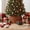 Brown, variant on HOARBOEG Woven Plastic Christmas Tree Collar 26x20 Inch Tree Base Ring Skirt Replacement for Artificial Trees Indoor Holiday Decor Black