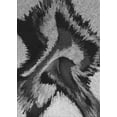 thumbnail image 1 of Ahgly Company Machine Washable Indoor Rectangle Transitional Charcoal Black Area Rugs, 5' x 8', 1 of 7