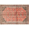 thumbnail image 1 of Ahgly Company Machine Washable Indoor Rectangle Traditional Fire Brick Red Area Rugs, 2' x 4', 1 of 7