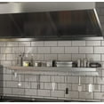 thumbnail image 2 of Danolapsi Stainless Steel Wall Mount Shelf 12" x 24" - Multifunctional Metal Storage Rack with Backsplash and 5 Hooks-Good for Restaurant, Bar,Home,Kitchen,Laundry,Garage and Utility Room, 2 of 9