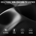 thumbnail image 2 of Luxvie PU Leather Gaming Chair with Footrest High Back Ergonomic Office Gamer Chair with Headrest and Massage Lumbar Cushion Racing Comfortable Computer Video Game Chair for Adults, Black/White, 2 of 10