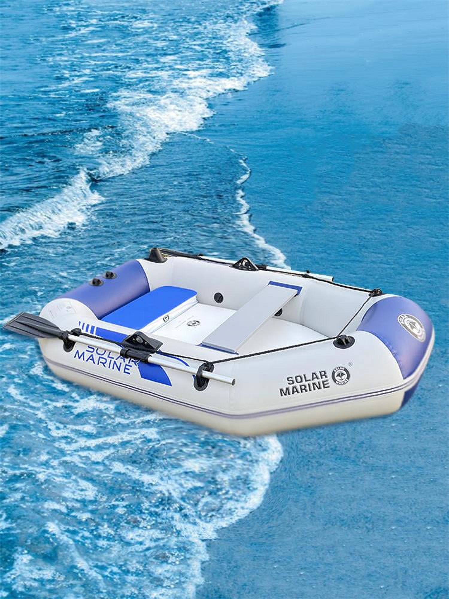 1 Person 175cm Inflatable Rowing Boat Ship Kayak Canoe Drifting Raft Dinghy Hovercraft Outdoor Fishing Diving Surfing Sailing B - image 4 of 6