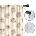 thumbnail image 4 of Pioneer Flower Floral Print Pattern Insulated Teens Curtains Set Of 2, Bedroom Essentials, Toddler Room Decor 52"x84", 4 of 5