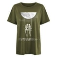 thumbnail image 4 of Blusa de manga corta de verano con estampado divertido vintage para mujer Pompotops hfajkhk132681, 4 of 7