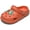 Orange, variant on Kids Classic Clogs for Boys and Girls, Non-Slip Slides Sandals with Cartoon Dinosaur Charms, Toddler Slip on Water Shoe, Beach Children Slipper Outdoor Sandals