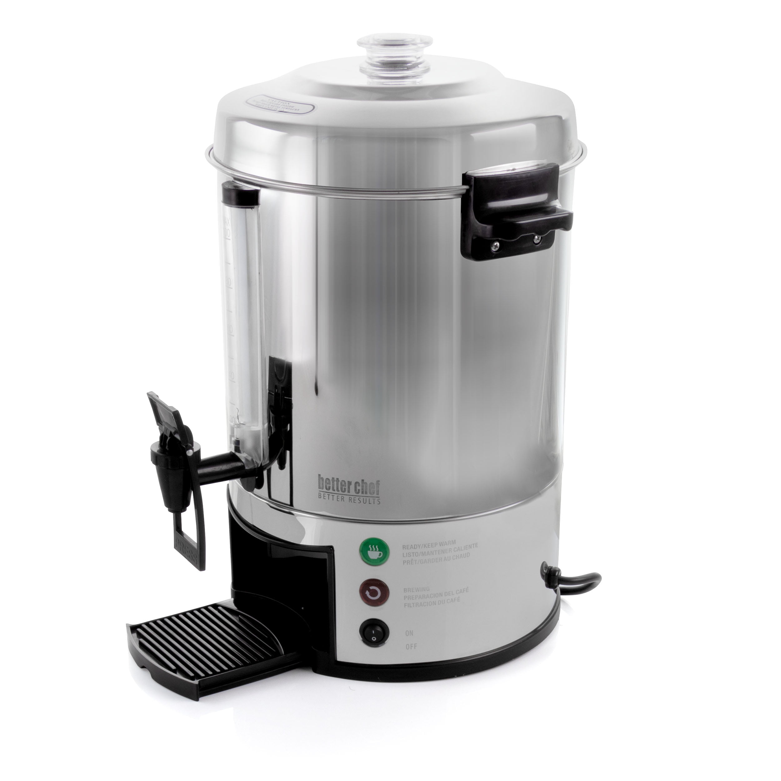 15L Smart Chef 100 Cup Urn Stainless Steel Coffee Maker 