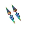 thumbnail image 3 of 1Pc Men Boys Titanium Steel Spike Stud Earring Punk Rock Piercing Stud Steel Rivets Earring, 3 of 9