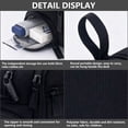 thumbnail image 2 of Rirool Large Capacity Pencil Case with Initial Letter, Expandable Pencil Pouch with Zipper, Cute Aesthetic Pen Bag for School Supplies, Kids Teen Girls Adults Black, 2 of 7