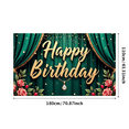 thumbnail image 5 of Vibrant Ski Themed Happy Birthday Banner Backdrop Party Decorations Photography Props Birthday Party Supplies Background for Indoor Celebrations Outdoor Gatherings and Photo Booths, 5 of 8