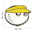 thumbnail image 3 of Hat Clip, Vintage Metal  Ball Marker Detachable  Ball Aiming Marker For  Training Accessories, 3 of 8