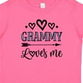 thumbnail image 4 of Inktastic My Grammy Loves Me Grandchild Girls Baby T-Shirt, 4 of 5
