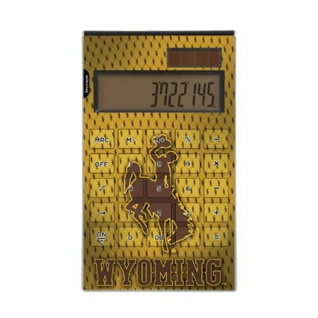 Wyoming Cowboys Desktop Calculator NCAA