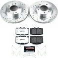 thumbnail image 3 of PowerStop Front Z26 Street Warrior Carbon-Fiber Ceramic Brake Pad and Drilled and Slotted Rotor Kit Fits: MAZDA Select Models K470-26, 3 of 9