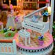 thumbnail image 3 of DIY Casa Muñecas en Miniatura Dulce Hecho A Mano Montaje Modelo Casa Juguete para Regalo, 3 of 8