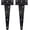 2 pcs, variant on PETGLE Heavy Duty T Hinge, 6 pcs, 2 Inch, Black, Powder Coated Metal Alloy