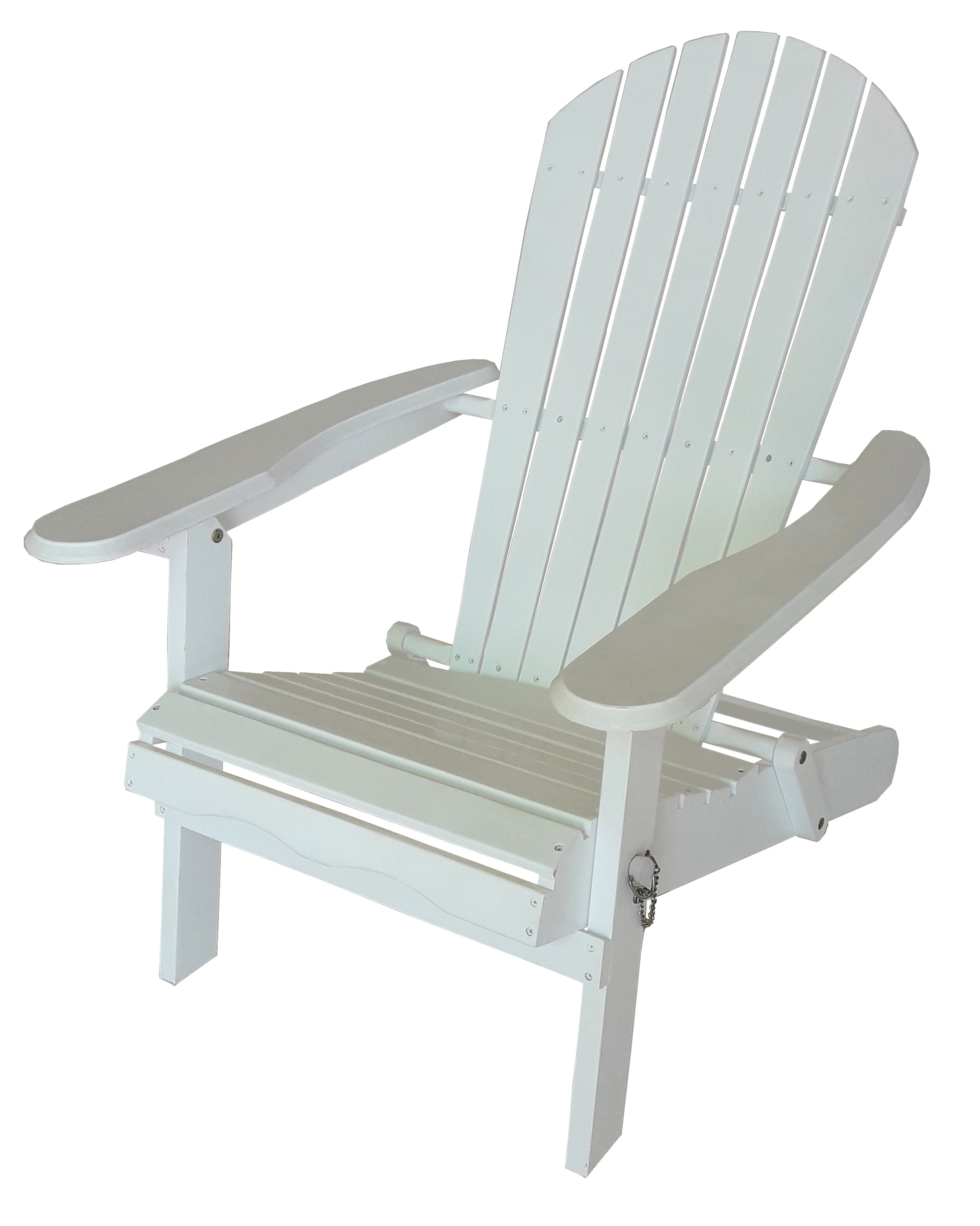 Leigh Country Adirondack Outdoor Folding Chair White