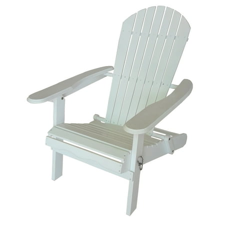 Leigh Country Folding White Adirondack Chair - Walmart.com