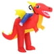 thumbnail image 2 of Disfraz inflable de pterosaurio para montar en Halloween, disfraz de cosplay con soplador de aire. Tamaño para niños, 2 of 9