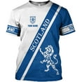thumbnail image 2 of Personalized Scotland Shirt, Scottish Lion Rampart Shirts, Scotland Shirt Retro Graphic, Scots Shirt, Scotland Coat of Arms (T-shirt, XL), 2 of 8