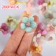 thumbnail image 2 of 200 piezas de adornos de flores artificiales de seda, miniflores, corona DIY para vacaciones, boda, fiesta, decoración del hogar, 2,5 cm, 2 of 5