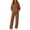 Coffee#60829BB, variant on Fleece Lined Sweatsuits for Women Set 2 Piece Loose Hooded Sweatshirt High Waist Wide Leg Pants Warm Plush Women Sweat Set Black M