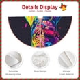thumbnail image 3 of Haiem Neon Pop Art Pitbull Pattern Christmas Tree Skirt Merry Christmas Party Christmas Tree Decoration,New Year Decorations-30", 3 of 6