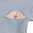 thumbnail image 3 of Newborn Baby Clothes Set Rainbow Embroidery Tops and Pants, 3 of 6