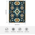 thumbnail image 2 of Aztec Soft Throw Blanket Flannel Fleece Blankets Warm Cozy Lightweight Fuzzy Blanket for Bed Sofa Couch Home Decor 80"X60", 2 of 15