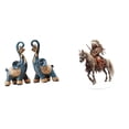 thumbnail image 1 of Figura De Caballero Elefante De Resina Moderna, Escultura Decorativa, Arte Artesanal, Coleccionable, Acrílico, Centro De Mesa, Colección 2D, Impermeable, Regalo Para Escritorio, Estante,, 1 of 8