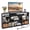 Black, variant on Costway Corner TV Stand for TVs up to55 Inch,4-Tier Entertainment Center with Power Outlets Black
