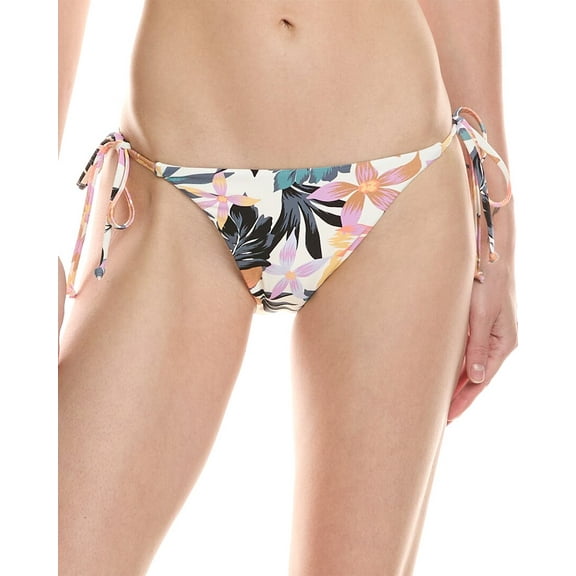 Volcom womens  Tropicabana Full Bikini Bottom, xs, White