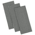 thumbnail image 2 of DII Modern Cotton Check Heavyweight Dishtowel and Dishcloth in Black (Set of 6), 2 of 6