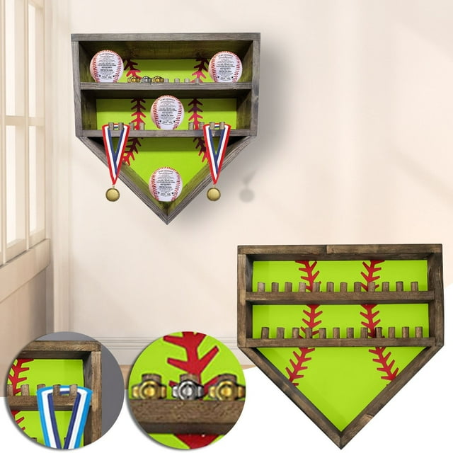 Dvkptbk Display Rack Personalized Baseball Championship Ring Display Home Decor