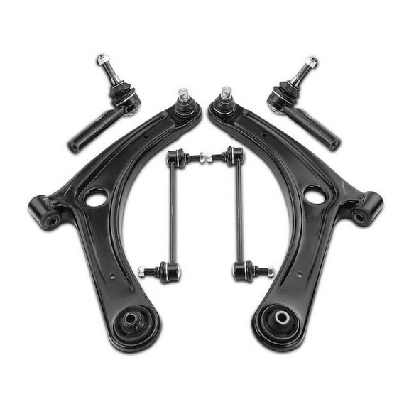 Front Control Arm Kit 6 - Compatible with 2007 - 2017 Jeep Compass 2008 2009 2010 2011 2012 2013 2014 2015 2016