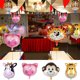 thumbnail image 5 of 10 piezas/lote de mini globos de aluminio con forma de cebra, tigre, mono, ciervo, vaca, para fiestas temáticas, 5 of 7