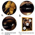 thumbnail image 3 of Designart Sensual Liquid Gold Woman II Framed Wall Art, 3 of 5