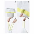 thumbnail image 2 of Trash Bag Home Kitchen Living Room Drawstring Design bag rubbish bag drawstring Garbage Bag Waterproof Rubbish Pouch, 57x60cm & 60 pcs/set, 2 of 9