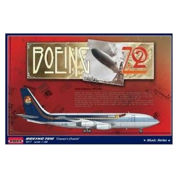 1/144 B720 Caesar's Chariot Led Zeppelin Tour Passenger Airliner