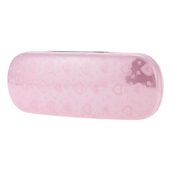 Estuche para gafas con patrón de amor Unique Bargains 6.38"x2.44"x1.46" Rosa